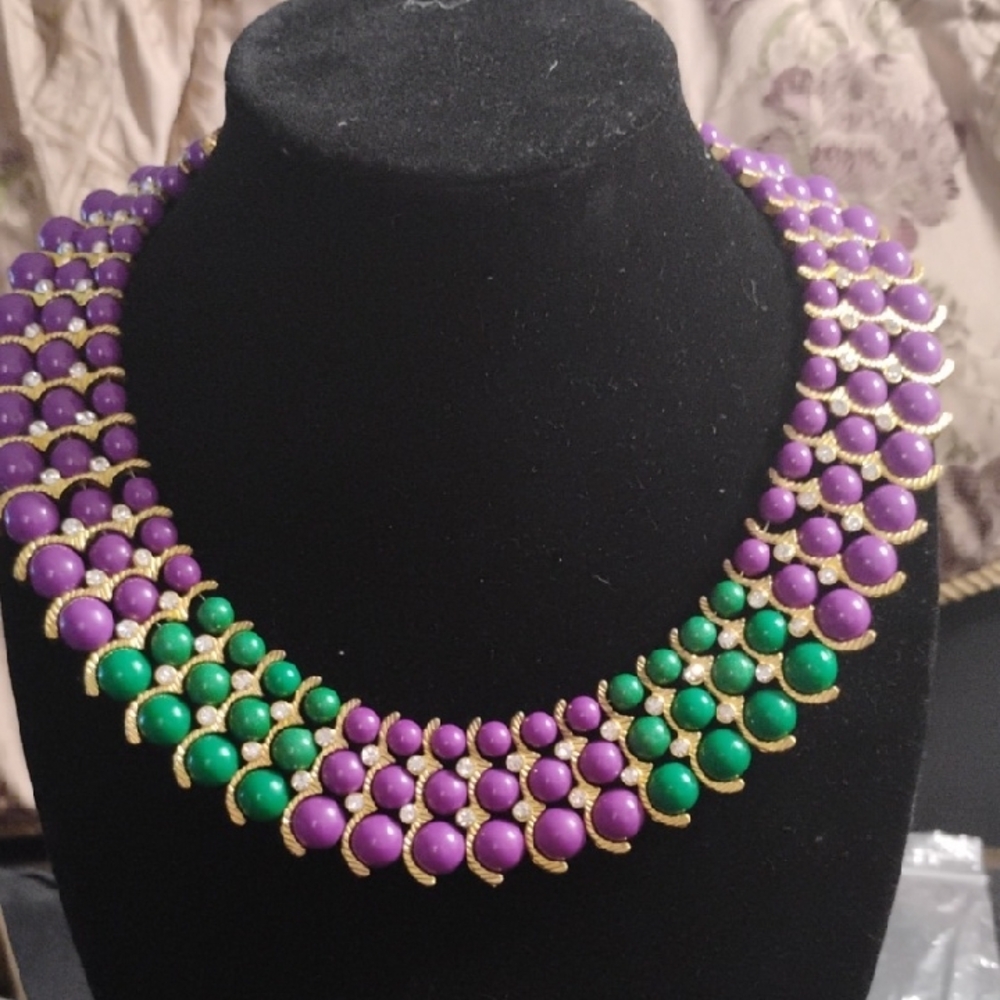 Vintage "IMAN" Statement Collar